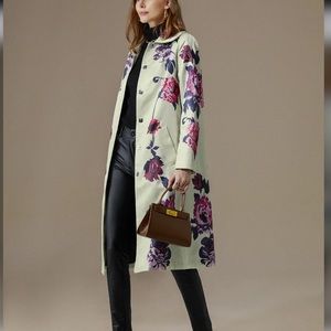 STYLEWE Floral Loose Elegant Trench Coat
